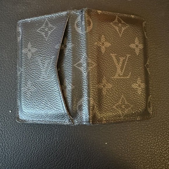 Auth LOUIS VUITTON Pocket Organizer M61696 Monogram Eclipse GI0169 Card Case - Picture 5 of 6